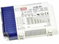Mean Well LCM-60 LED-Treiber Konstantstrom 60 W 0.5 - 4.4 A 2 - 90 V/DC