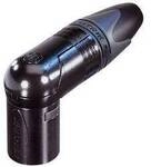 Neutrik NC4MRX-B XLR-Steckverbinder Stecker, gewinkelt Polzahl: 4 Schwarz 1 St.