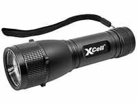 XCell 146362 LED Taschenlampe mit Handschlaufe, mit Holster, mit Stroboskopmodus