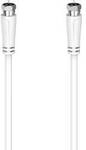 hama 00205065 SAT-Anschlusskabel, F-Stecker - F-Stecker, 5,0 m, 90 dB
