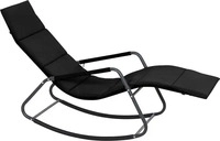 SIENA GARDEN N46115, Siena Garden N46115 Aliano Black Schaukelliege mit Kissen