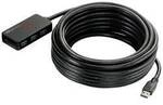 ROLINE USB 3.2 Gen 1 4-Port Hub mit Repeater, schwarz, 10 m 12.04.1098