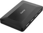 hama 00200122 USB-Hub, 4 Ports, USB 2.0, 480 Mbit/s, inkl. Kabel und Netzteil