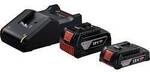 Bosch Professional GBA 18V 2.0 Ah + 4.0 Ah Ladeger&auml;t 1600A01ZS9 inkl. 2. Akku