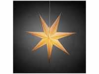 Konstsmide 5931-310 Weihnachtsstern Stern Grau mit Schalter