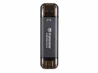 Transcend ESD310C 2 TB Externe SSD USB 3.2 Gen 2 (USB 3.1), USB-C® Schwarz