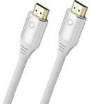 Oehlbach HDMI Anschlusskabel HDMI-A Stecker, HDMI-A Stecker 2.00 m Wei&szlig; D1C92491 8K
