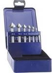 Eventus by Exact 05540 Kegelsenker-Set 6teilig 6.3 mm, 8.3 mm, 10.4 mm, 12.4 mm, 16.5