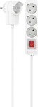 HAMA 00223081, hama 00223081 Steckdosenleiste, 3-fach, Schalter, Zusatzsteckdose am