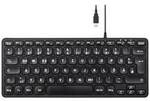 Perixx PERIBOARD-432 DE B USB Tastatur Deutsch, QWERTZ Schwarz 11786