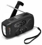 Technaxx TX-238 Notfallradio AM, FM Notfallradio Handkurbel, Solarpanel,