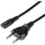 LogiLink Strom Anschlusskabel [1x Euro-Stecker - 1x Kleinger&auml;te-Buchse C7] 3.00 m
