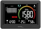 technoline CO2-Messger&auml;t / CO2-Anzeige WL1028, Kohlendioxid, Ampel-Anzeige,
