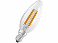 OSRAM Hocheffiziente 2,5-W-LED-Kerzenlampe STAR, E14, 470 lm, 2700 K, 188 lm/W, FIL,