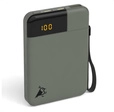 Aqiila Powerbird B5 Powerbank, 12W, 5.000 mAh, Moosgr&uuml;n