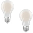 Osram LED Classic A 100, Filament, EEK A, 7,2 W, 1521 lm, E27, warmwei&szlig;, matt, 2er