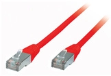 S-Conn Patchkabel, Cat. 6, S/FTP, PIMF, halogenfrei, rot, 1,0 m