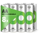 AA Akku GP NiMH 2100 mAh RECYKO 1,2V 8 St&uuml;ck