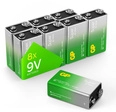 GP Super Alkaline 9 V Batterie 1,5V, 8 St&uuml;ck