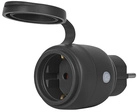 OSRAM SMART+ Smart Home Outdoor Plug mit Energiemessung, WLAN, Matter, schwarz
