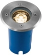 HEITRONIC Bodeneinbaustrahler Potsdam, rund, GU10-Fassung, Edelstahlblende, begehbar,