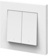 OSRAM SMART+ Smart Home WLAN-Funk-Wandtaster, 2-fach, batteriebetrieben, Wei&szlig;