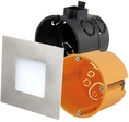 HEITRONIC 2,6-W-LED-Einbaupanel Nizza, passt in Schalter-und Hohlwanddosen, eckig,