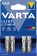 VARTA ULTRA LITHIUM AAA Blister 4