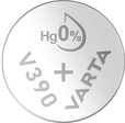 VARTA Silberoxid-Knopfzelle V390/SR54, 1,55 V, 59 mAh
