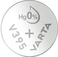 VARTA Silberoxid-Knopfzelle V395/SR57, 1,55 V, 38 mAh