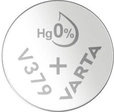 VARTA Silberoxid-Knopfzelle V379/SR63, 1,55 V, 14 mAh