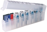 Batterie-/Akku-Box, f&uuml;r 8 Zellen AA/AAA, wei&szlig;