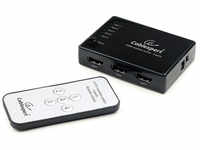 Cablexpert 5-Port HDMI-Switch DSW-HDMI-53, mit Fernbedienung, bis 4K (2160p)