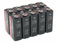 Ansmann Alkaline Batterie 9-V-Block, 10 Stück
