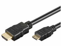 goobay HDMI-Kabel (High Speed mit Ethernet), HDMI-Stecker (Typ A) auf