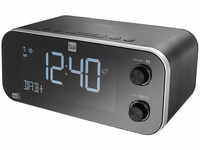 Dual Digitales Uhrenradio DAB CR 30 Black Bird, UKW/DAB+, Induktionsladefunktion