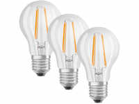 OSRAM 3er-Set LED PROMO 7-W-Filament-LED-Lampe E27, neutralweiß, klar