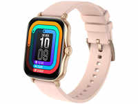 FontaFit Smartwatch 480CH "TALIS", rosé, mit Blutsauerstoffmessung und