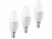 LEDVANCE 3er-Set SMART+ WiFi 4,9-W-LED-Lampe B40, E14, 470 lm, warmweiß, 2700 K,