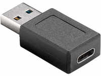 goobay USB-C™-Buchse auf USB-A-3.0-Stecker, schwarz