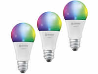 LEDVANCE 3er-Set SMART+ WiFi 9,5-W-LED-Lampe A75, E27, 1055 lm, RGBW, 2700-6500...