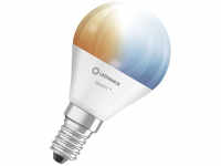 LEDVANCE SMART+ WiFi 4,9-W-LED-Lampe P40, E14, 470 lm, Tunable White, dimmbar, Alexa,