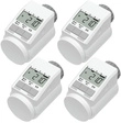 Eqiva 4er-Set Elektronischer Heizk&ouml;rperthermostat Model L mit Boost-Funktion, leises