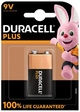 Duracell Plus Alkaline-Batterie 9 V/6LR61, 9 V