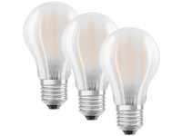 OSRAM 3er-Set LED PROMO 6,5-W-Filament-LED-Lampe E27, warmweiß, matt