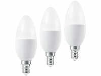 LEDVANCE 3er-Set SMART+ WiFi 4,9-W-LED-Lampe B40, E14, 470 lm, Tunable White,