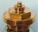 Heizungsventiladapter f&uuml;r Gampper M20 (6) bis 10 mm Tiefe (Messing)