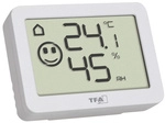 TFA Thermo-Hygrometer mit Smiley-Klimakomfortanzeige, Raumtemperatur, Luftfeuchte