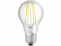 OSRAM Hocheffiziente 3,8-W-Filament-LED-Lampe A60, E27, 840 lm, warmweiß, 3000...