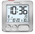 technoline Funkwecker mit Touch-Snooze, Display-Beleuchtung, kompakte Abmessungen